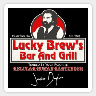 Lucky Brew's Bar and Grill - WWDITS Sticker